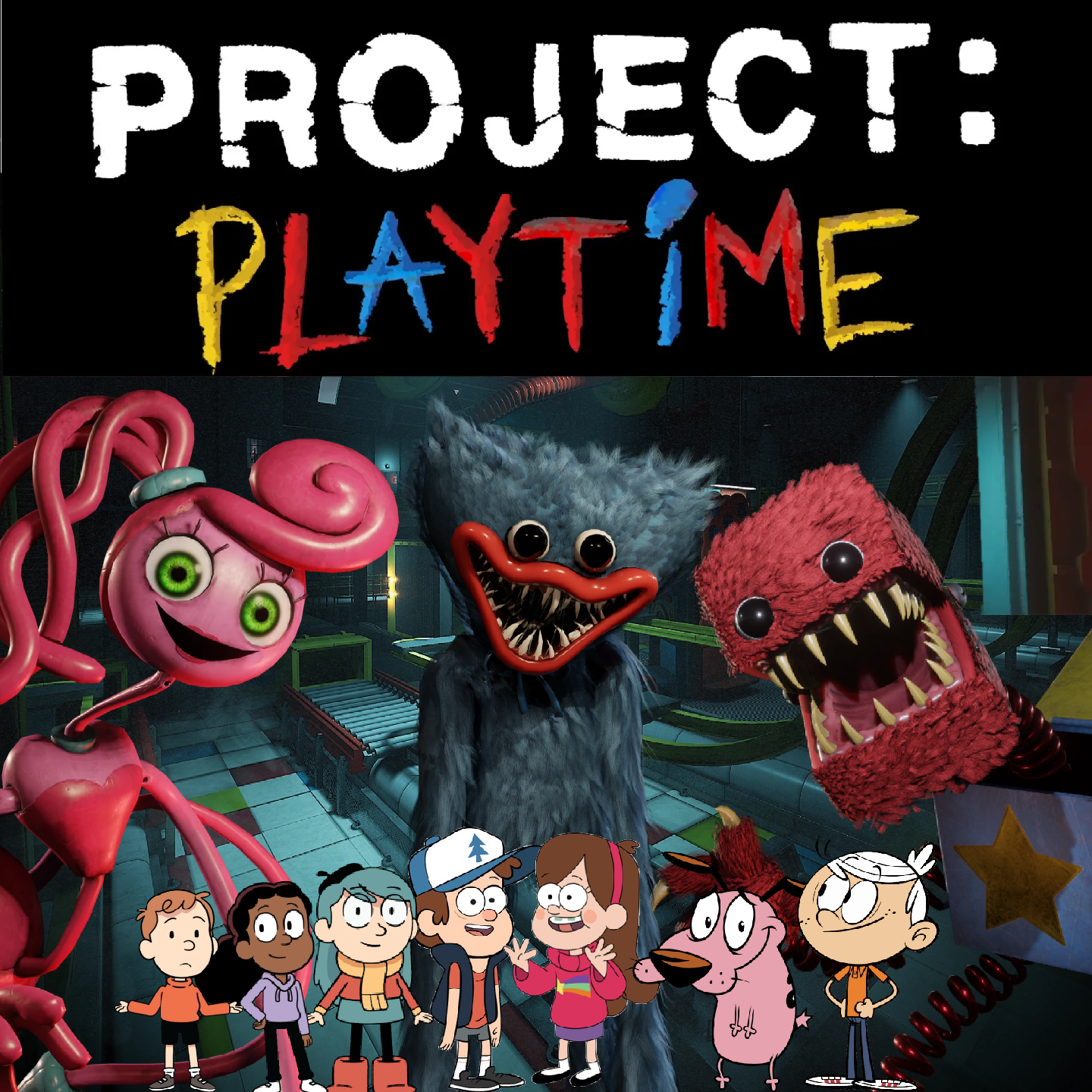 Cartoon gang plays project playtime by raptor4709 on DeviantArt