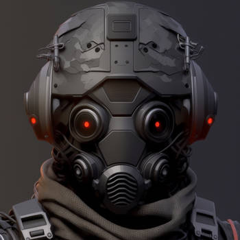 Cyborg Helmet