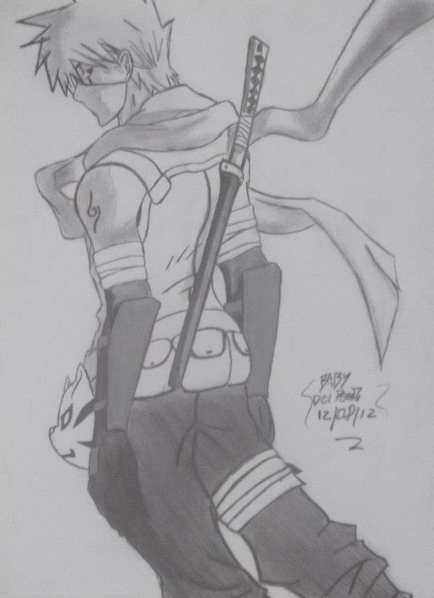 Kakashi Anbu em 2023  Kakashi desenho, Como desenhar anime