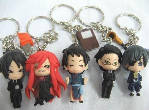 Kuroshitsuji Keychain Set