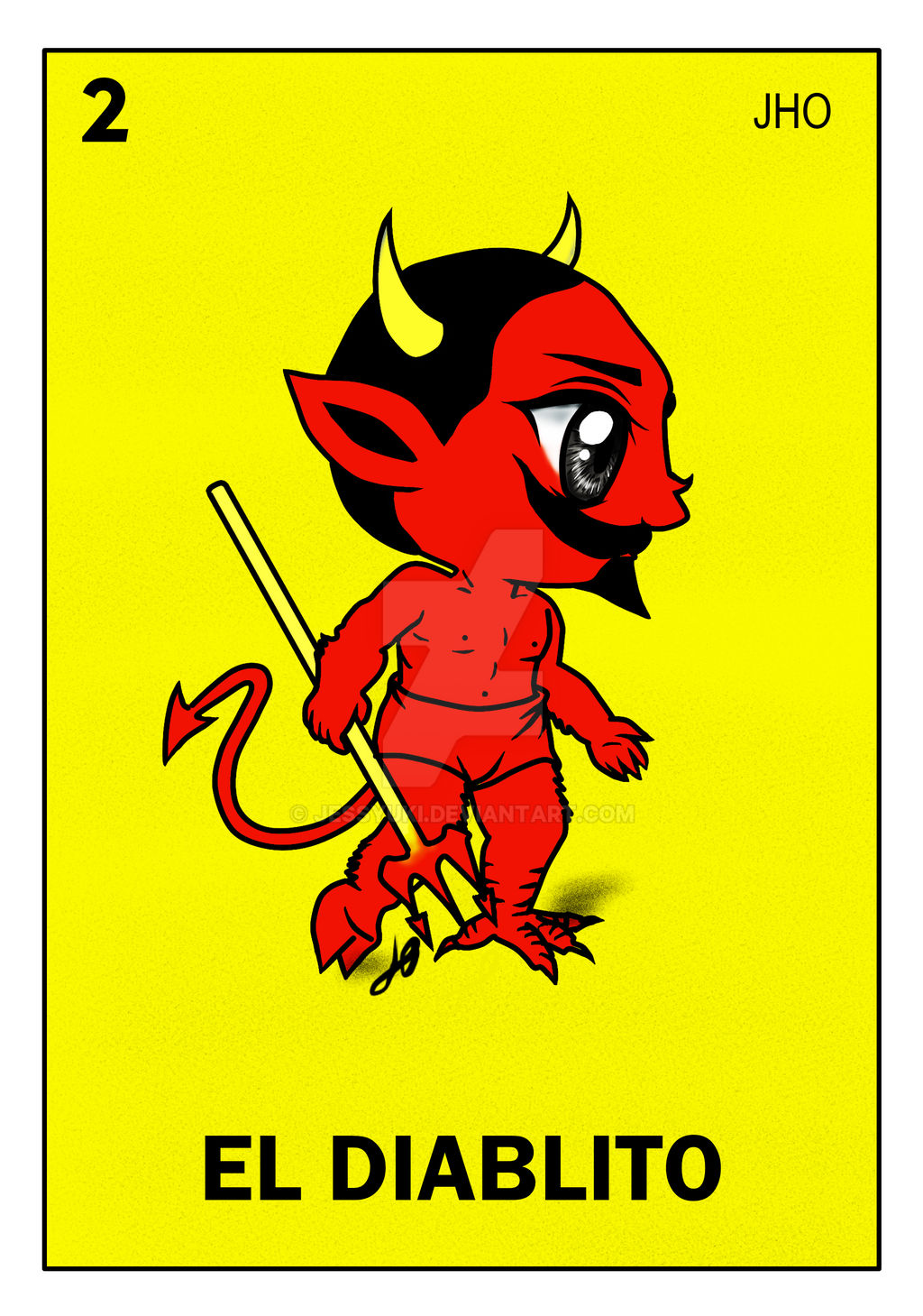 Chibi - 02 El Diablito - Loteria Mexicana by JessYuki on DeviantArt