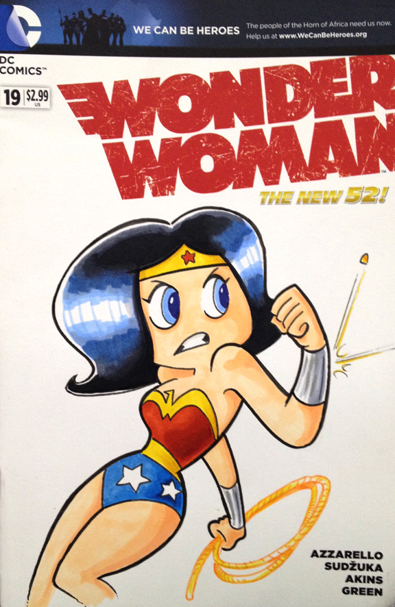 BCC15 - Wonder Woman sketch cover