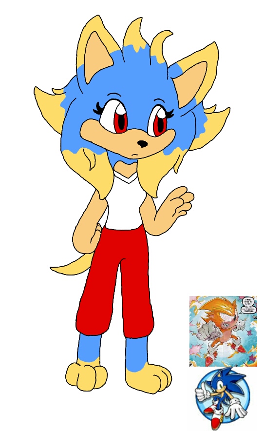 A fleetway x sonic kid for lizabey by spiritumiracle on DeviantArt