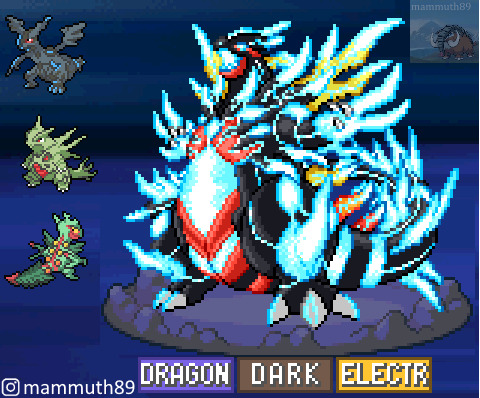 Pokemon zekrom x tyranitar fusion