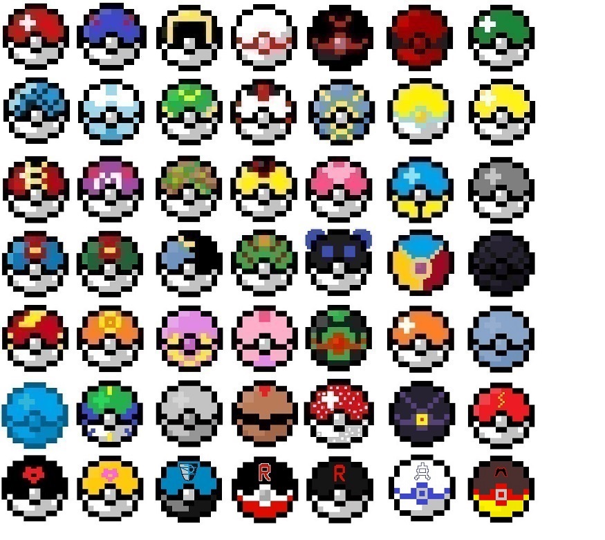 Pokeball Sprite Sheet