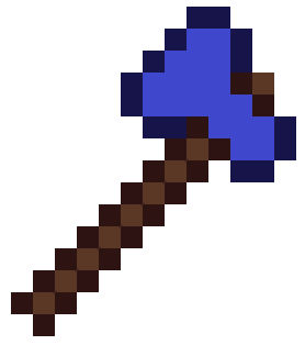 Minecraft Lapis Lazuli Axe L By Dragonshadow3 On Deviantart