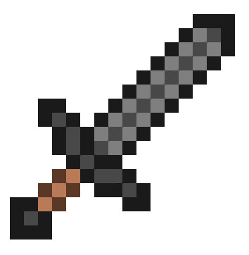 Minecraft Stone Sword l by Dragonshadow3 on DeviantArt