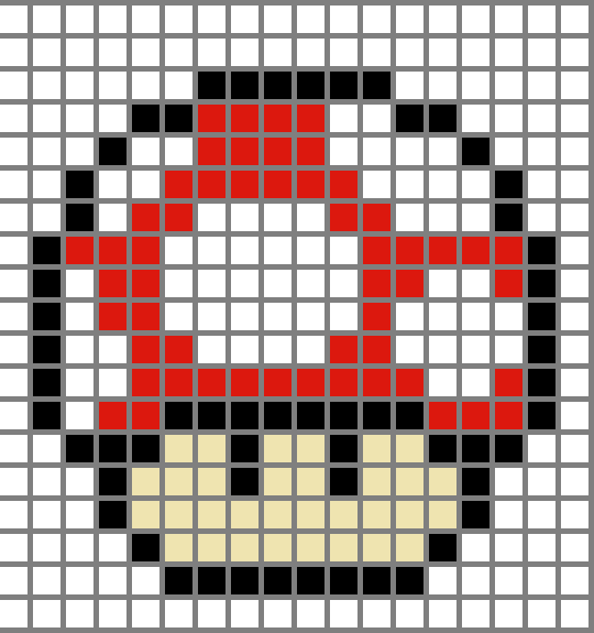 Mushroom Pixel Grid by Dragonshadow3 on DeviantArt It's designed to le...