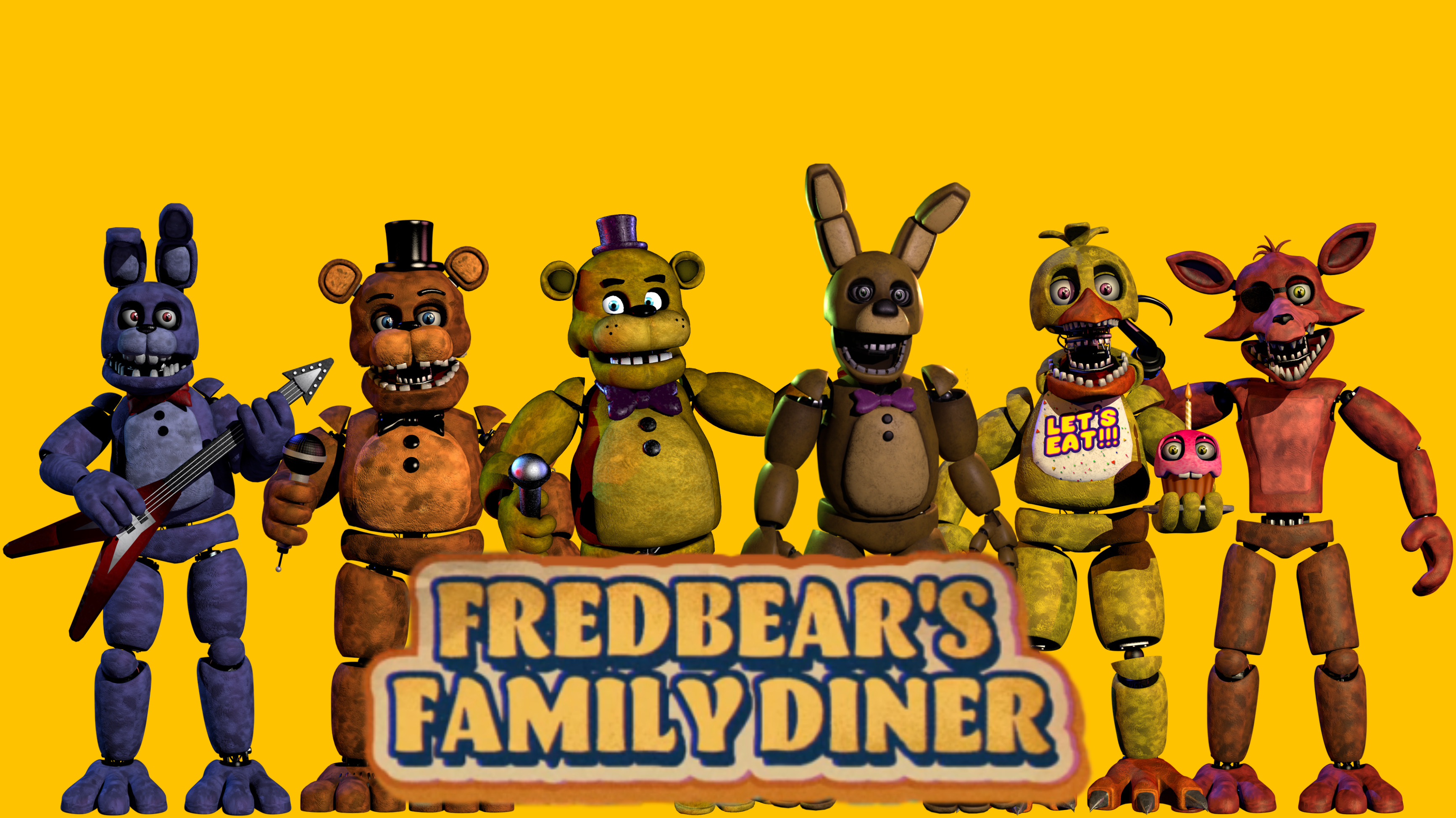 fnaf 2 render by ywuqqqq on DeviantArt