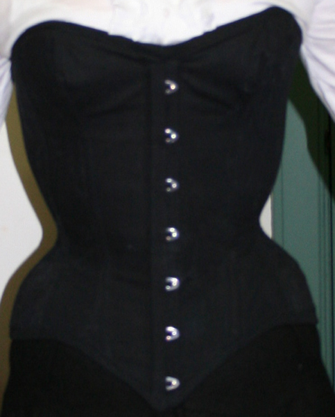 Black Overbust Corset