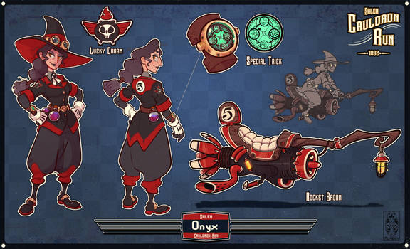 Radical Racer submission- Onyx the Rocket Witch