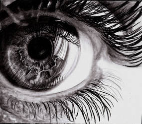 detail eyes drawing