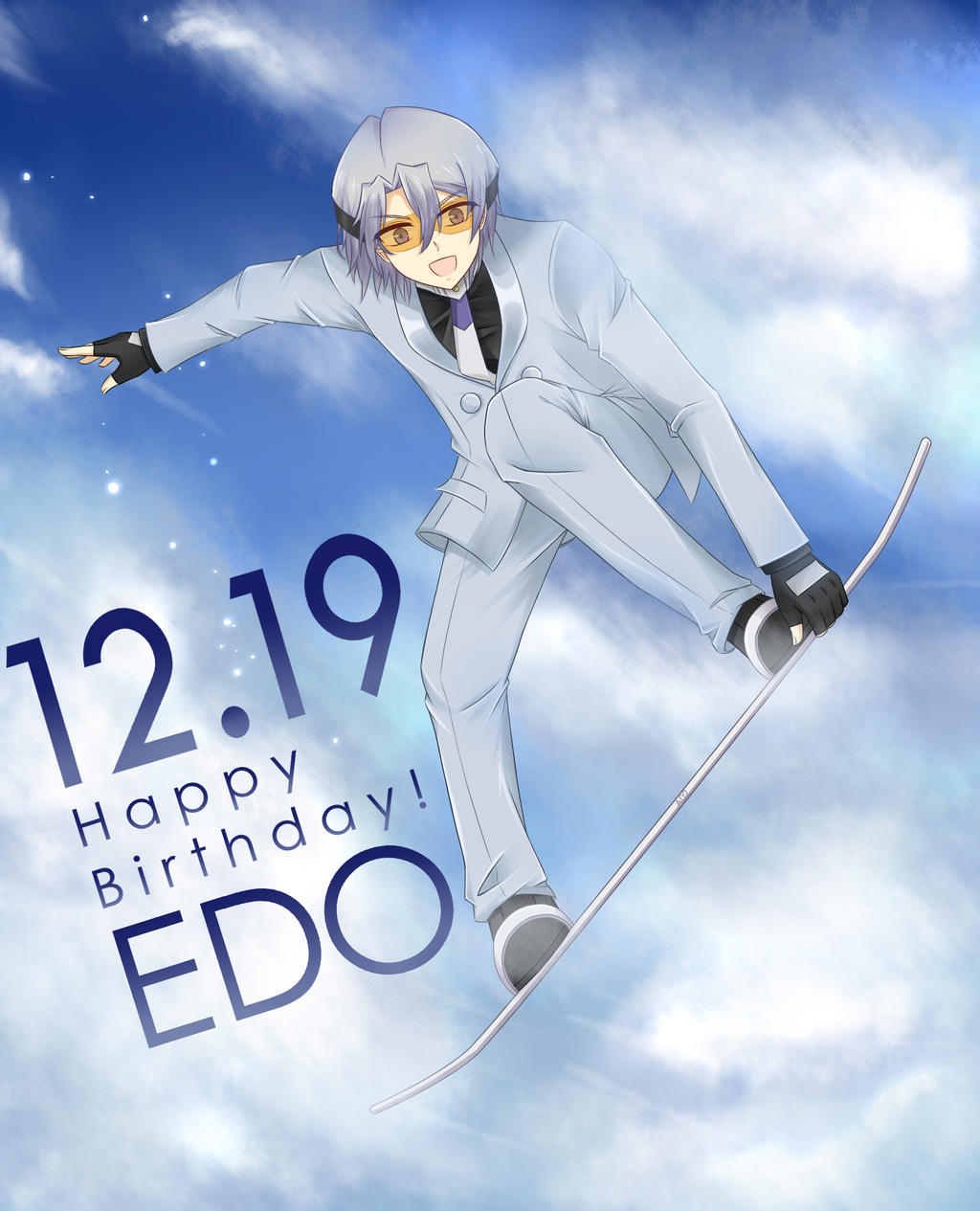 12 19 Happy Birthday Edo By Tenkana On Deviantart 12 19 Happy Birthday Edo By Tenkana On Deviantart