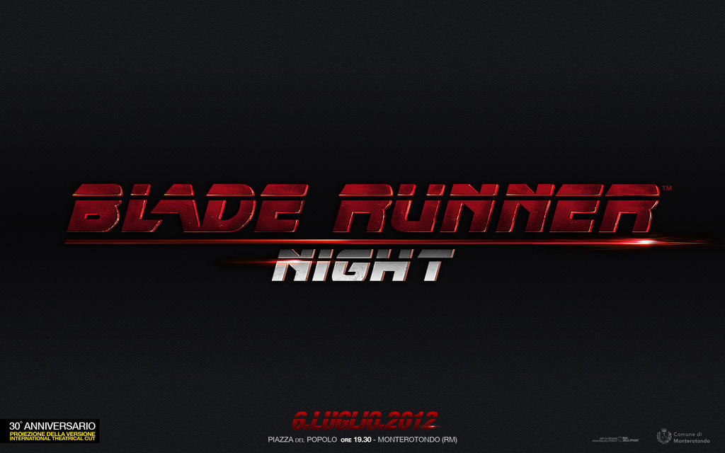 BLADE RUNNER 30th -  Title Wallpaper 1920x1200px