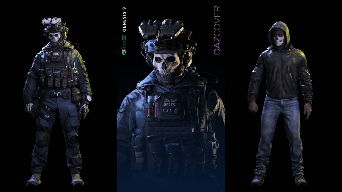 CODMWII Ghost for G9 by DazCover on DeviantArt