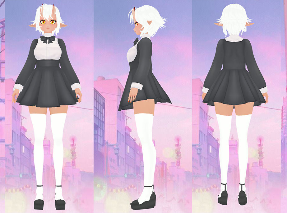 New VRM, Hair and Outfit by ItsKyrus on DeviantArt