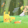 Pokemon - Kanto, Viridian Forest - Pikachu