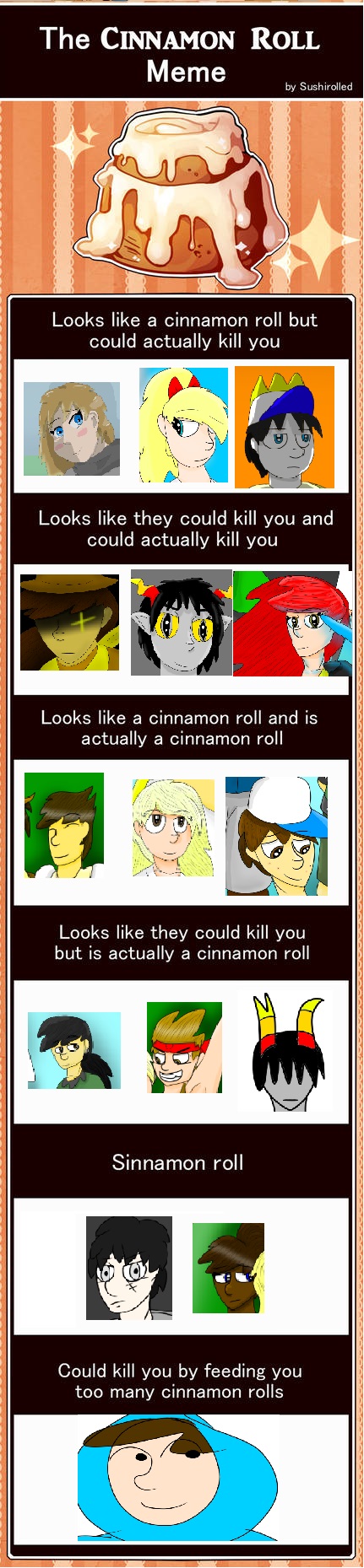 The Cinnamon Roll Meme But With My Ocs By Ihatefridays On Deviantart