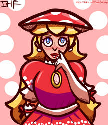 Mushroom Peach DTIYS entry!