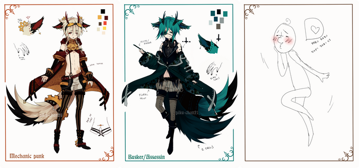 [CLOSED]Semi-chibi adopt 13, 14 and custom