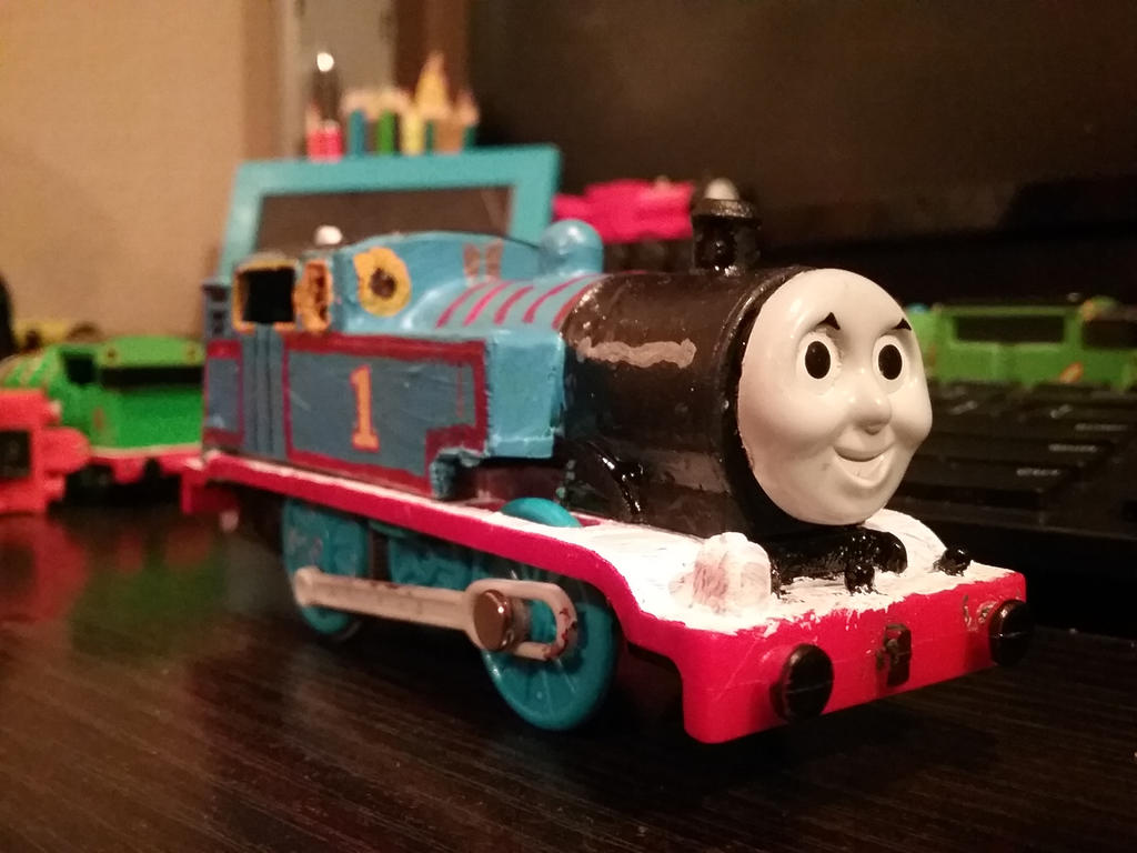Custom-made Trackmaster Railway Series E2 Thomas by Trainboy55 on ...