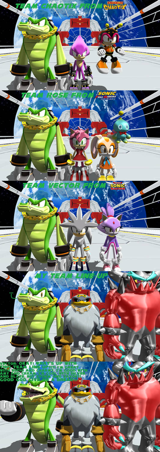 Vector V Roster Vector's Team Line-Up by VectorVsBowser72 on DeviantArt