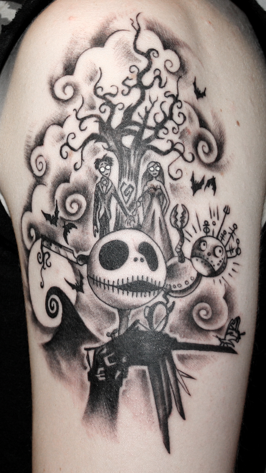 Tim Burton tattoo