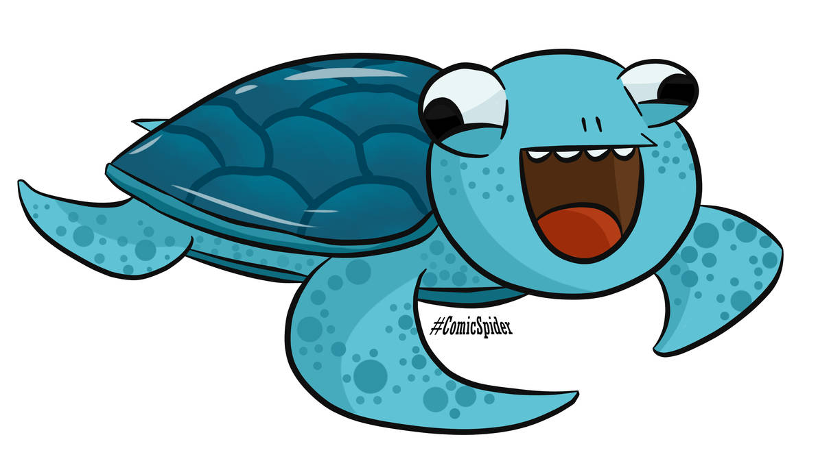 The Hyperactive Turtle MegaHappyTurtle by ComicSpider on DeviantArt
