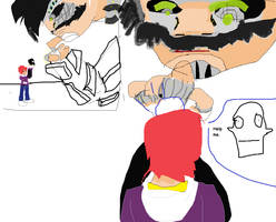 Humaninator meeting grim skull COMIC SHORT