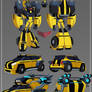 TFA Bumble Prime full model sheet
