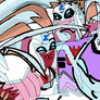 Shattered glass animated spider bots