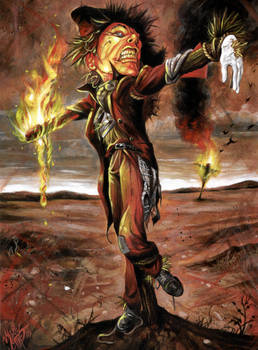 Burning Scarecrow