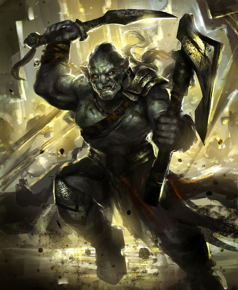 Orc Barbarian--Arcane Gladiator TCG