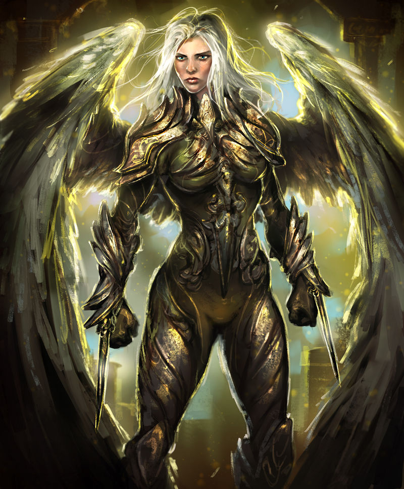 Angelic Rogue Rogue Angel--Arcane Gladiator TCG by ManthosLappas on DeviantArt