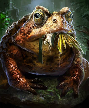 Giant Frog--Arcane Gladiator TCG