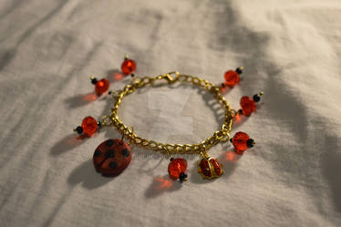 Ladybug charm bracelet (Miraculous Ladybug)