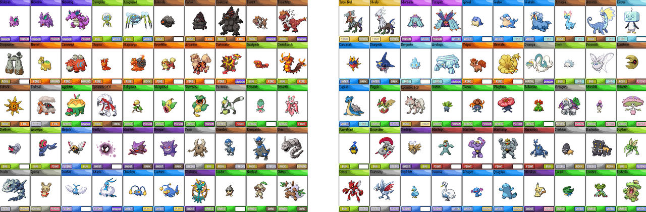 Pokemon Database on X: These are the version-exclusive Pokemon