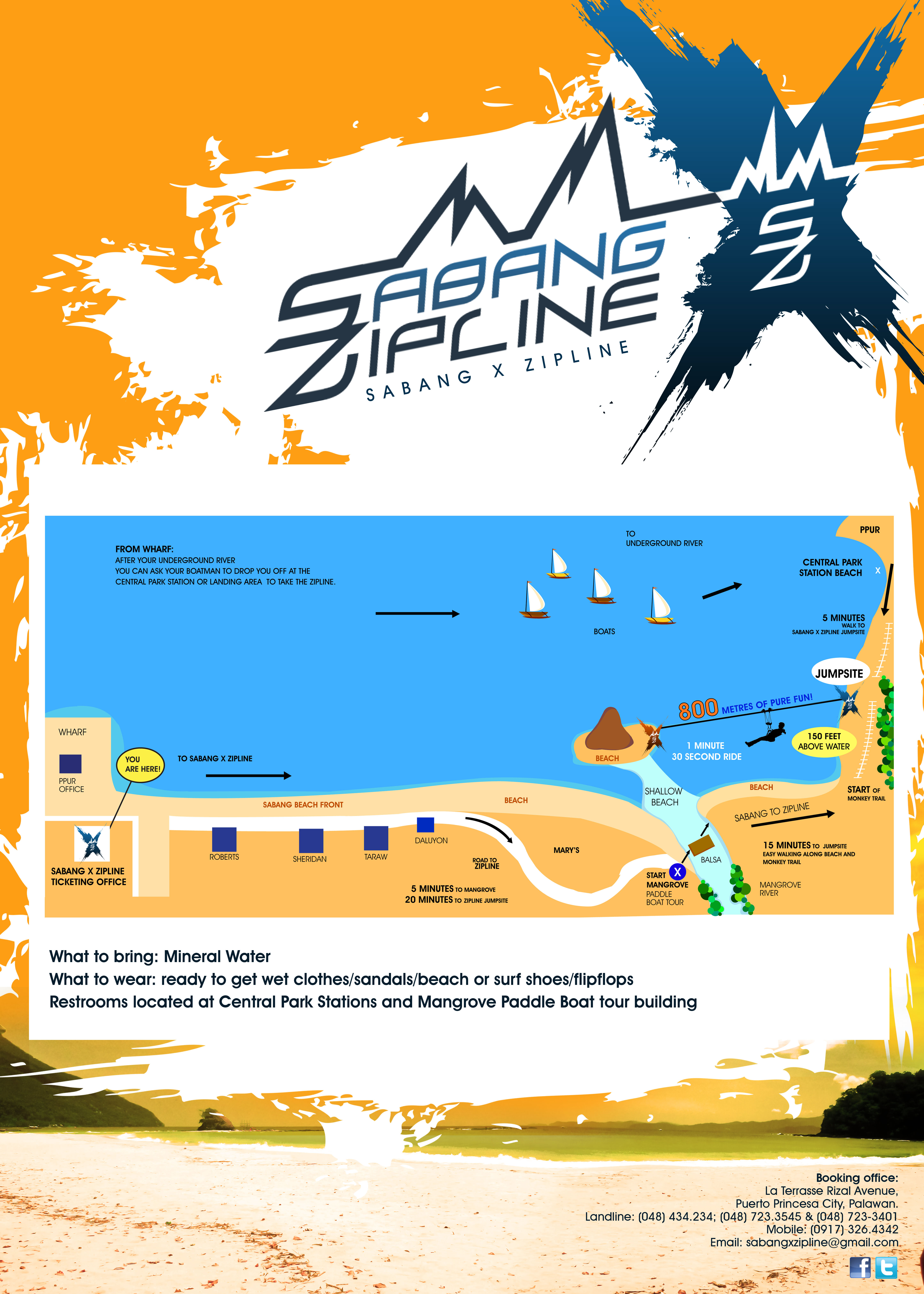 Sabang Zipline Flyer