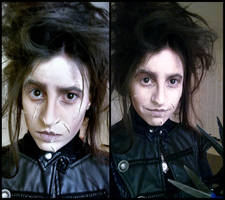 Edward Scissorhands Makeup Attempt