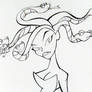 February Draw a Day- Day13- Medusa