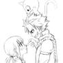 NALU LOVE AND HAPPY BALCK AND WHITE