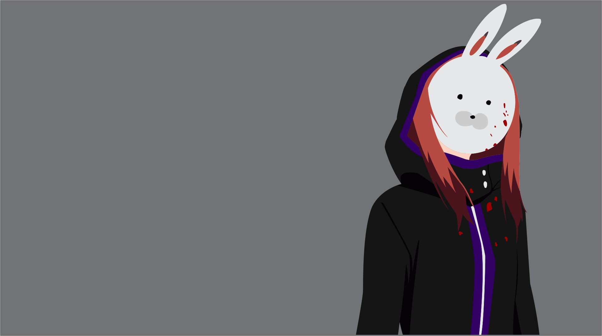 Touka minimalist rabbit by ravensleigh on DeviantArt
