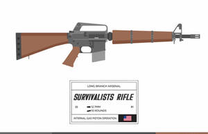 Fallout:New Vegas Survivalist's Rifle Minimalist