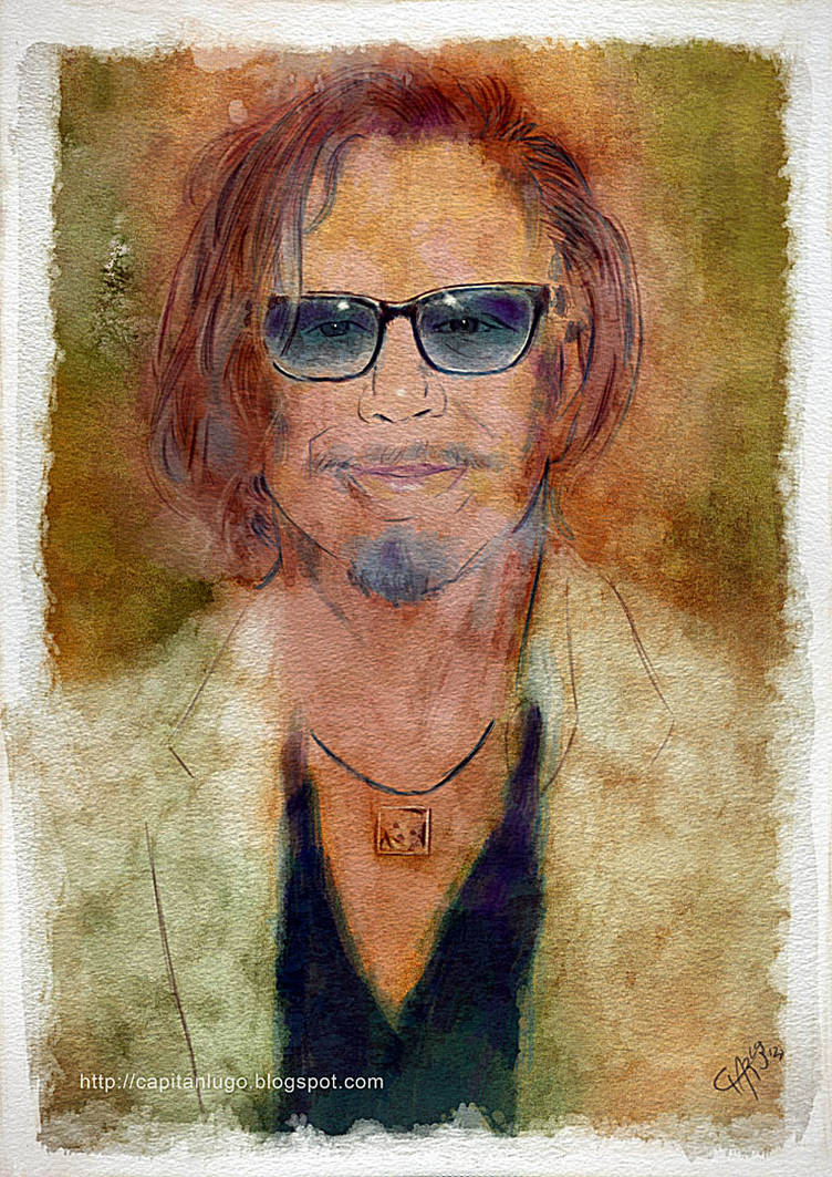 Mickey Rourke Sketch Mickey Rourke Portrait by pechisimo on DeviantArt