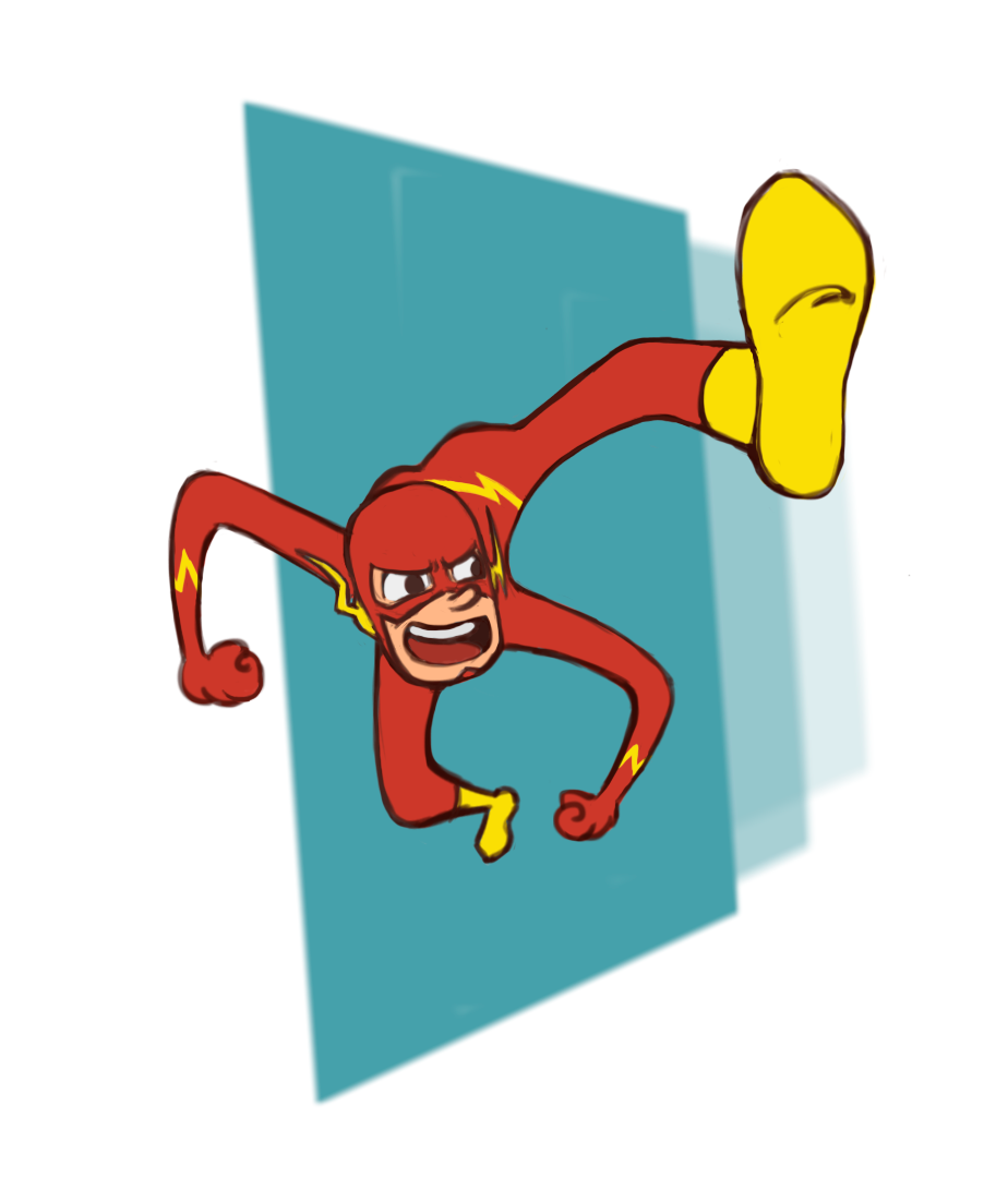 Flash in Cartoon