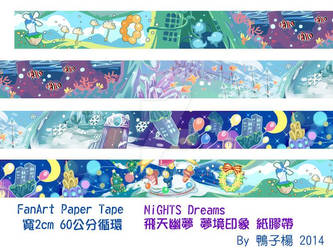 Fan Art Papertape-NiGHTS design