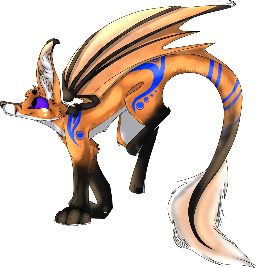 Fox Dragon Deviantart Fox Dragon by TheDysfvnctionalFoxx on DeviantArt