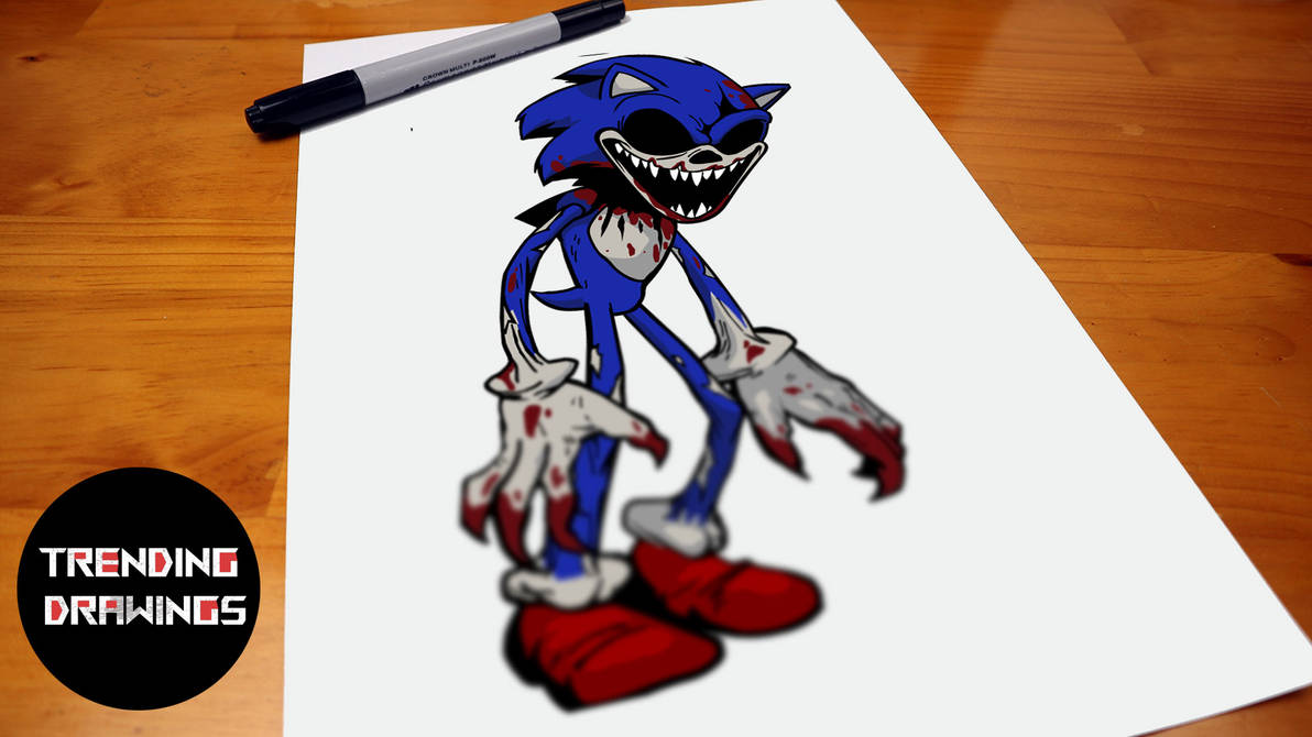Wanted to draw from the sonic EXE mod, brings back good memories. :  r/FridayNightFunkin