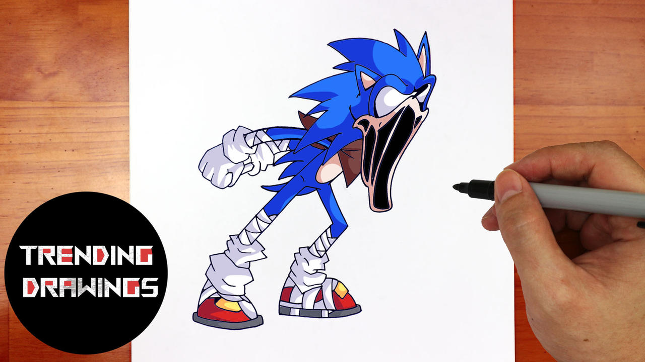 How To Draw FNF MOD Character - Corrupted Pibby So by