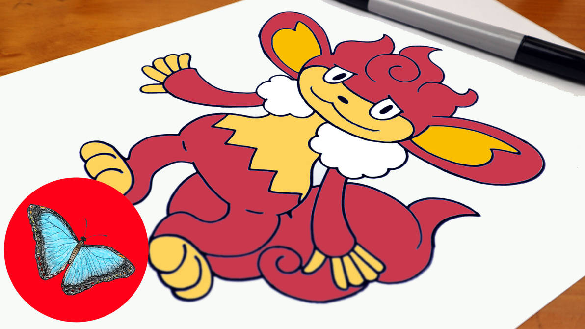 How To Draw Pokemon - Simisear Easy Step by Step t by ...